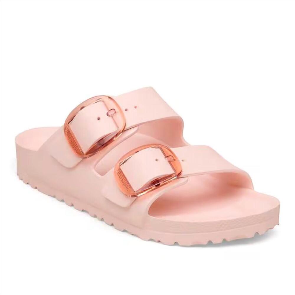NEW BIRKENSTOCK women's arizona eva big buckle sandals in light rose